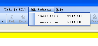 SQL refactor: rename column and table name