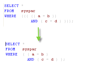 Remove redundant brackets