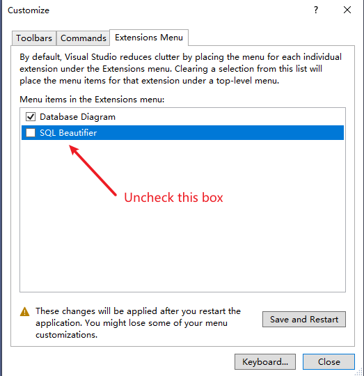 SQL pretty printer for SQL Server Management Studio